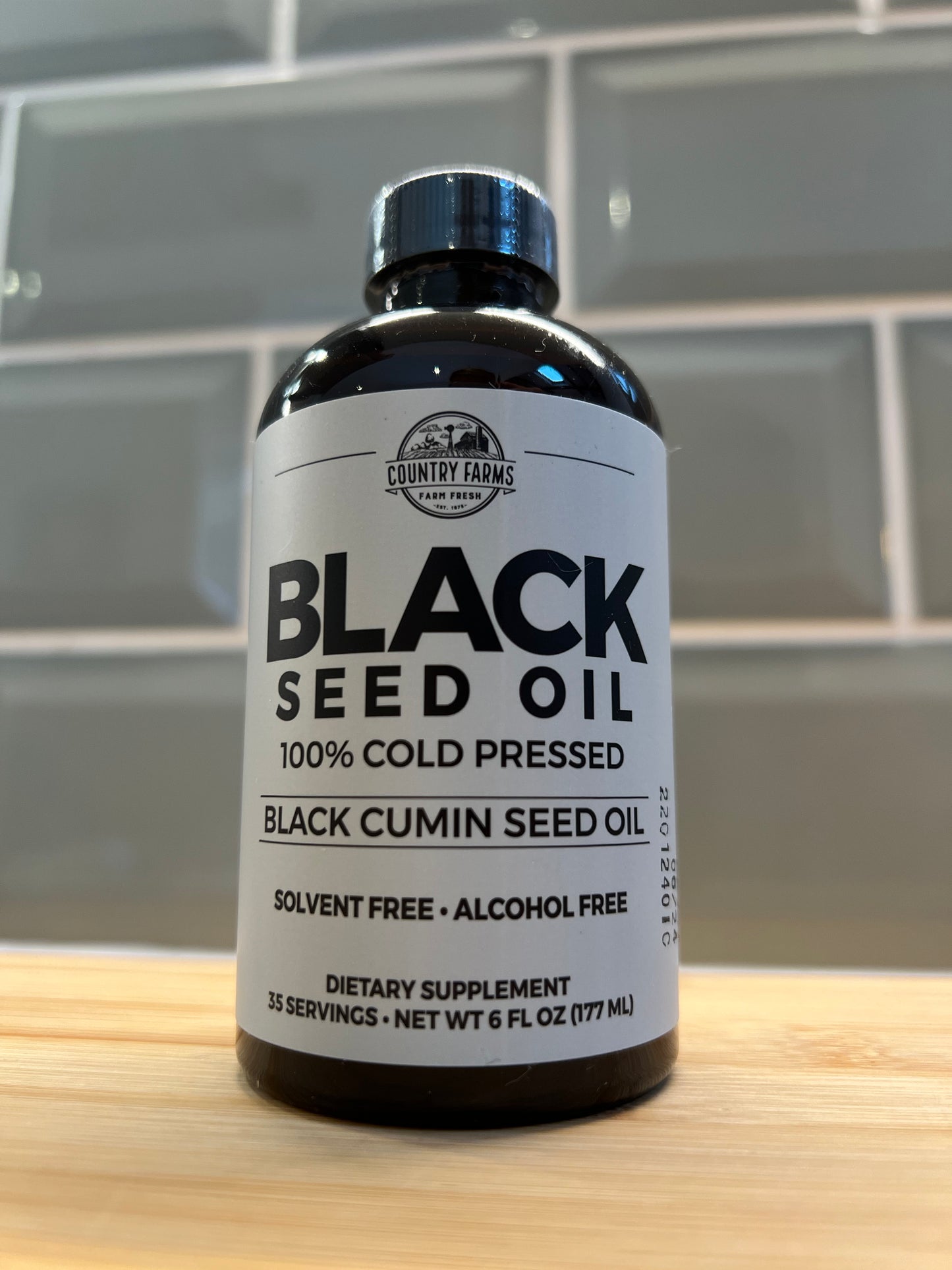 Country Farms Black Seed Oil Full Spectrum Cold Pressed - 6 Oz