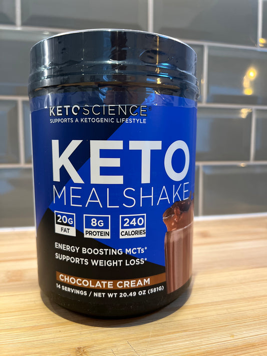 Keto Science Ketogenic Meal Shake Chocolate Dietary Supplement 19 Oz