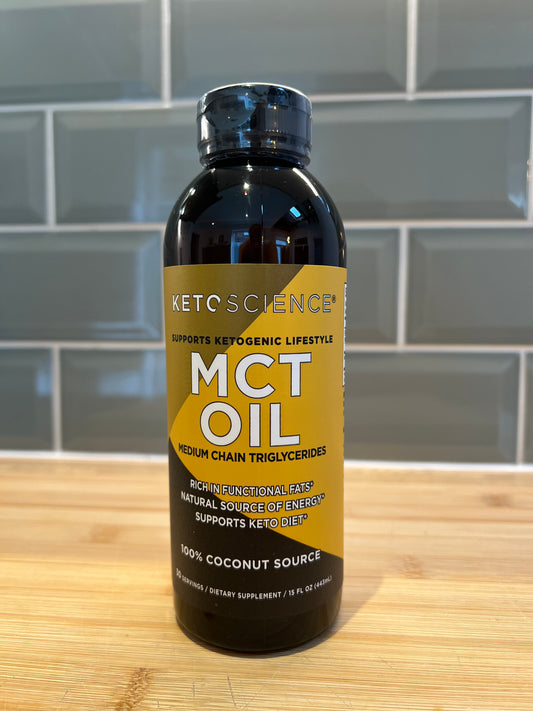 Keto Science Ketogenic MCT Oil Dietary Supplement 15 FL Oz 30 Servings