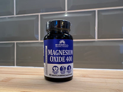 Magnesium Oxide 400mg 60 Tablets