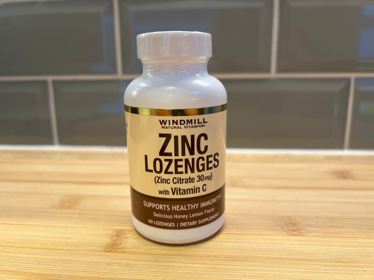 Zinc Lozenges with Vitamin C Honey Lemon 60 units